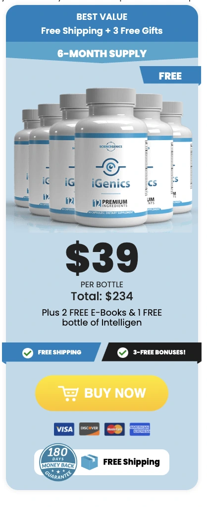 iGenics Buy Six Bottles