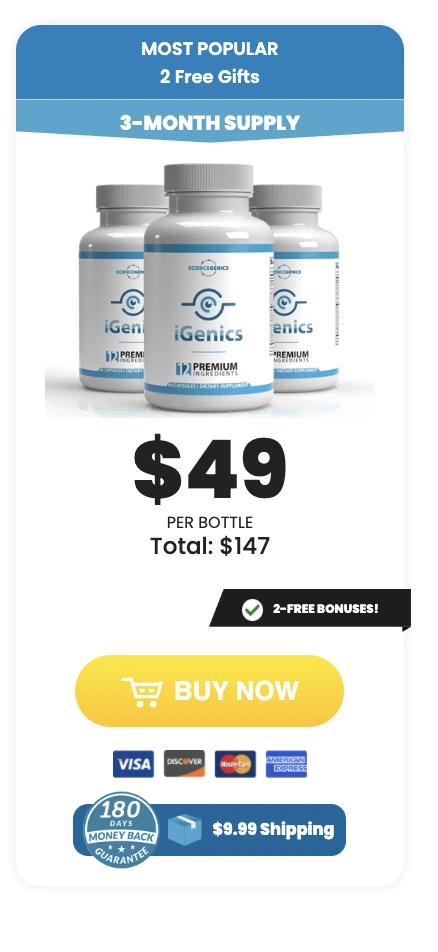 iGenics Buy Three Bottles